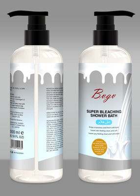 GMPC-Zertifikat-Milch-Flüssigseife-scheuern seidige glatte Haut-Dusche Gel