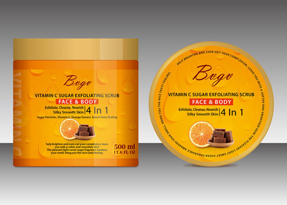 Schwarzer Sugar Exfoliating Body Scrub Brighten 17.59Fl. Unze-Papaya-Auszug