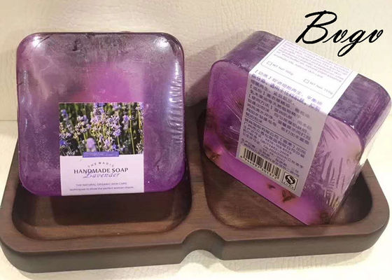 Weiß werdener Lavander-Auszug stellen Seifen-Purpur-Farbempfindliche Haut-Reiniger 120g gegenüber