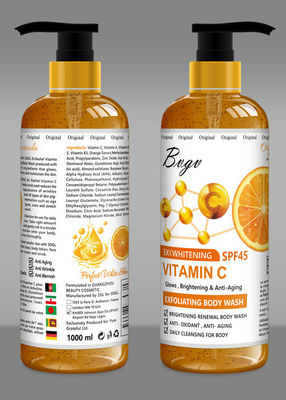 Vitamin- Corange Exfoliating Duschgel-befeuchtendes Körper-Wäsche-Körperpeeling