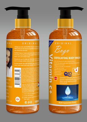 Aprikosen-Honey Exfoliating Shower Gel Anit-Dunkelheits-flüssige Körper-Seife