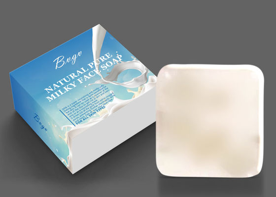 Milch-Ziege, welche die Gesichts-Seife tief reinigt natürliche Exfoliating Seife weiß wird