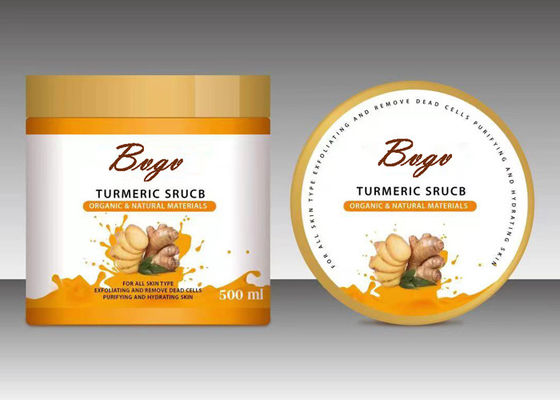 Körper-Gesicht des Gelbwurz-Pulver-ätherischen Öls scheuern Ginger Extract Nourishes Skin