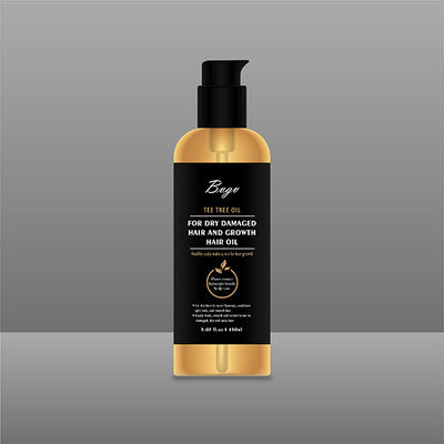 Tee-Baum-Öl für Florida des Haar-Wachstums-trockenes geschädigtes Haar-schwarzes Samen-Haar-Öl-200ml 7,03. Unze
